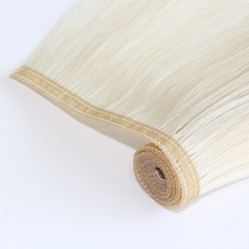 2019 New Innovation Of Human Hair Extension---Flat Silk Weft